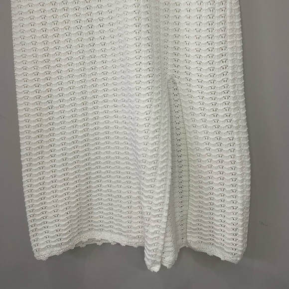 Aritzia Wilfred Evie midi semi sheer crochet midi dress X large - Picture 4 of 16